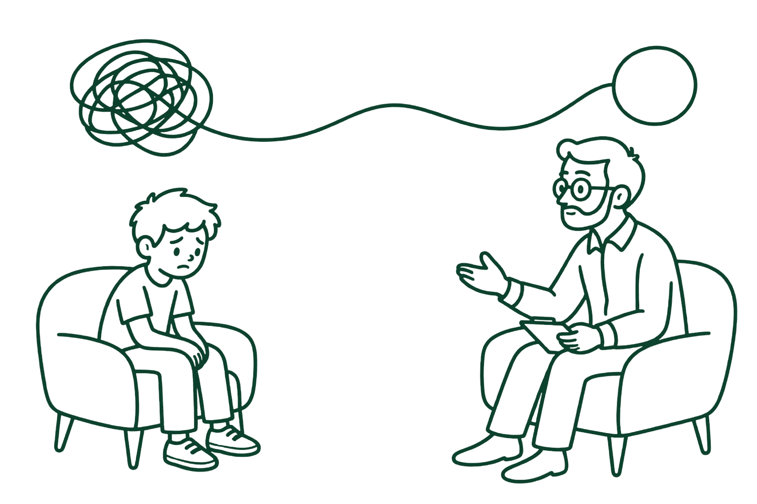 Mentora Counselling & Wellbeing Support Illustration